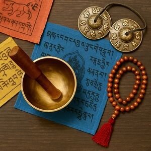 Tibetan Singing Bowls - Hand Hammered Brass